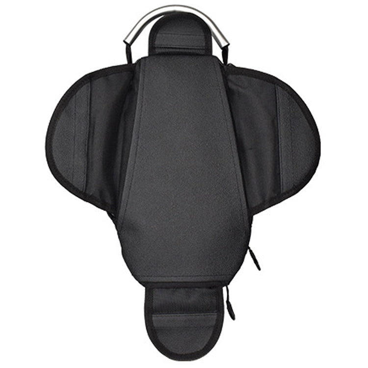 GHOST RACING GR-YXB08 Motorcycle Bag Touch Navigation Fuel Tank Package Dust Waist Bag(Without Magnet (Black))