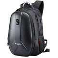 GHOST RACING GR-BB02 Men Motorcycle Riding Backpack Helmet Hard Shell Backpack Locomotive Travel Computer Bag(Black)