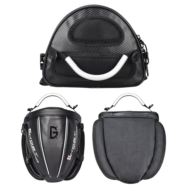 GHOST RACING GR-CWB04 Motorcycle Riding Bag Locomotive Back Bag(Black)