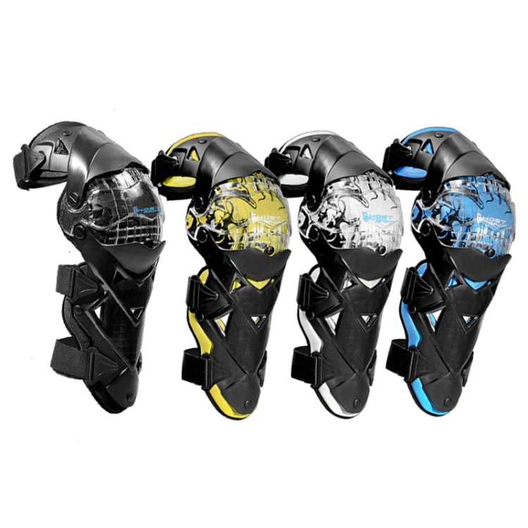 GHOST RACING GR-HX05 Motorcycle Riding Protective Gear Keep Warm Anti-Wind Anti-Fall Locomotive Knee Pad(White)
