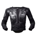 GHOST RACING F060 Motorcycle Armor Suit Riding Protective Gear Chest Protector Elbow Pad Fall Protection Suit, Size: XL(Black)