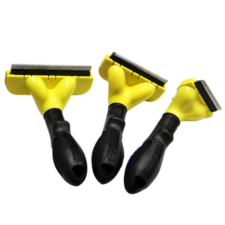 Dog Comb Pet Grooming Tool Hair Removal Knife Hair Removal Comb Pet Supplies, Specification: Medium