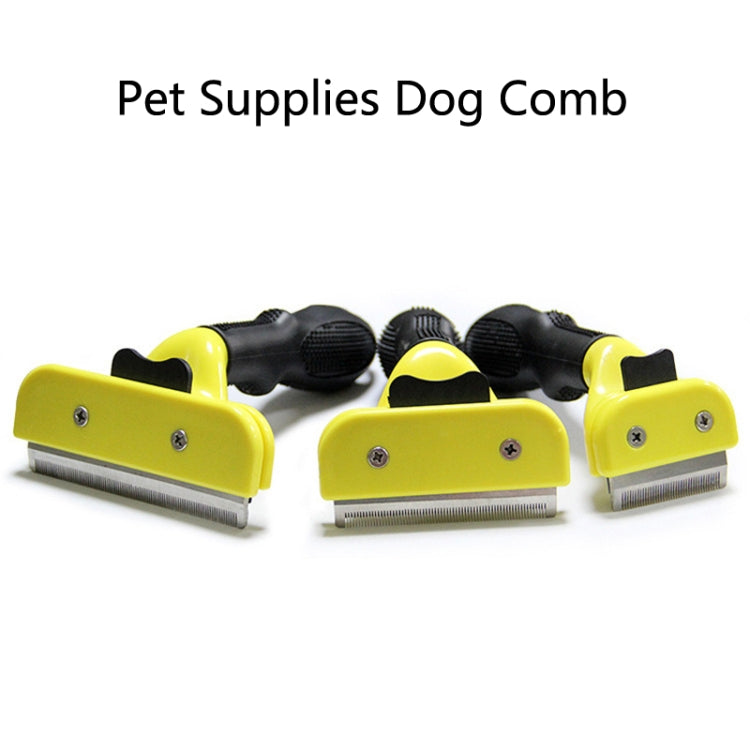 Dog Comb Pet Grooming Tool Hair Removal Knife Hair Removal Comb Pet Supplies, Specification: Medium