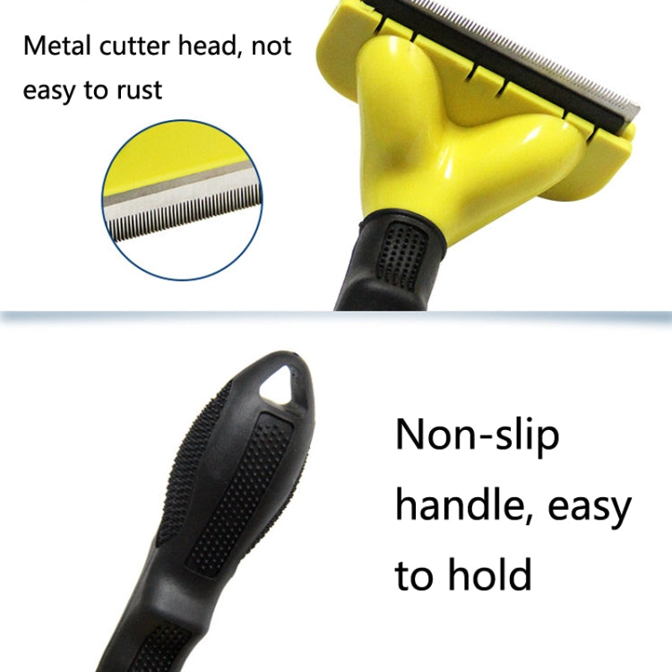 Dog Comb Pet Grooming Tool Hair Removal Knife Hair Removal Comb Pet Supplies, Specification: Large