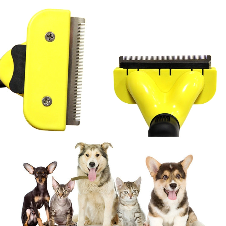 Dog Comb Pet Grooming Tool Hair Removal Knife Hair Removal Comb Pet Supplies, Specification: Large