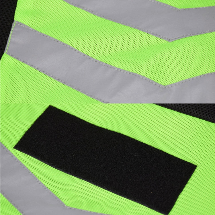 GHOST RACING GR-Y06 Motorcycle Riding Vest Safety Reflective Vest, Size: M(Fluorescent Green)