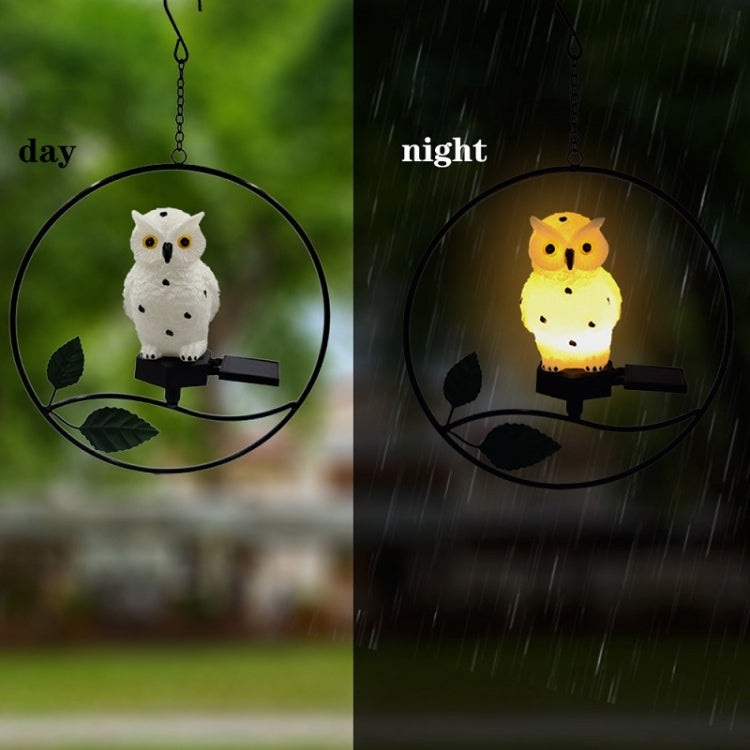 Outdoor Waterproof Garden Solar Simulation Animal Lawn LED Landscape Light(Owl)