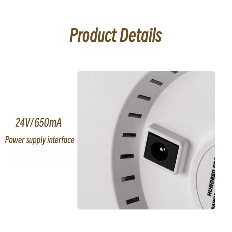 UFO Water Drop Aromatherapy Humidifier Desktop Remote Control Diffuser, Plug: UK Plug(Wood Grain)
