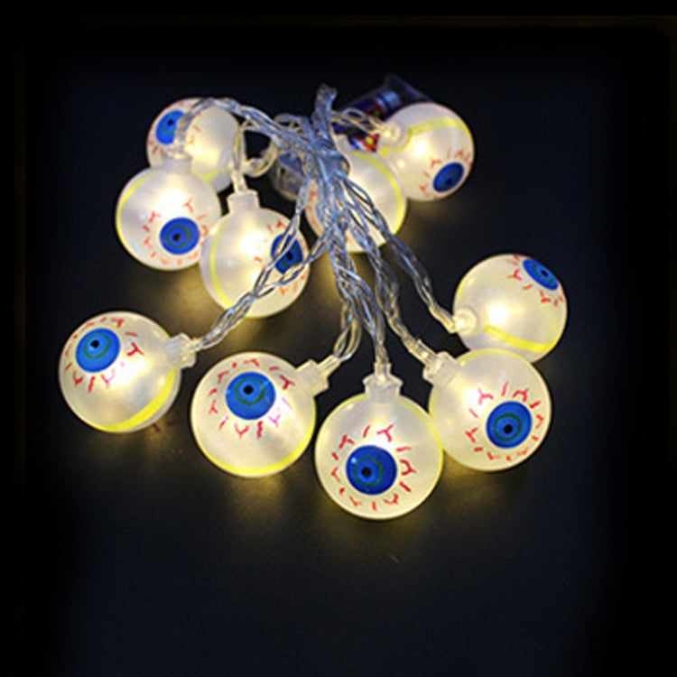 Colorful 3m 20LEDs LED Halloween Cartoon Atmosphere Decorative Light String(Double-sided Eyeball)