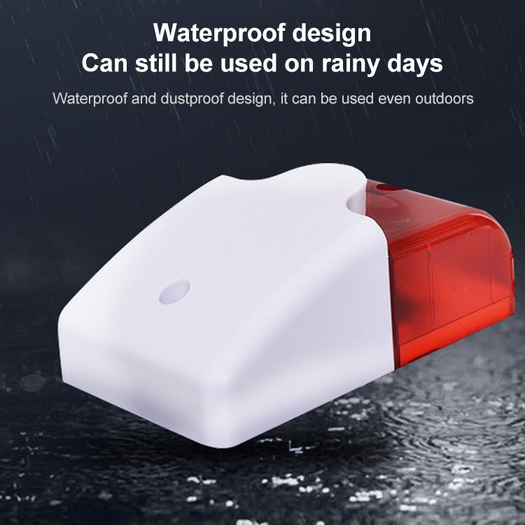 LY-103 Sound And Light Alarm Emergency Call For Help Connection Type Alarm, Specification: 220V (Red)