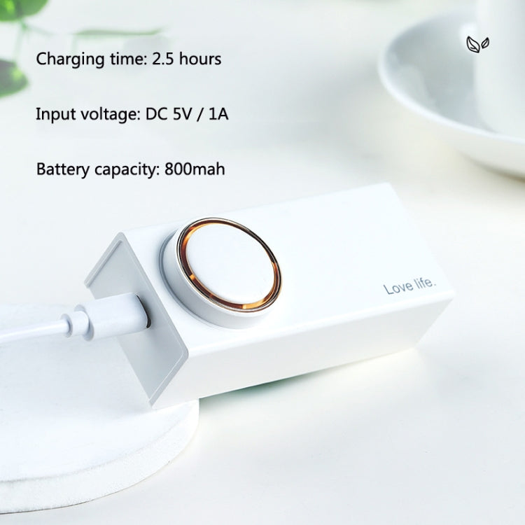 L18 Refrigerator Deodorizer Sterilization Deodorization Odor Preservation Small Household Car Air Purifier(White)
