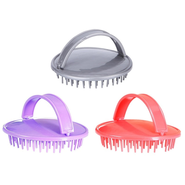 10 PCS Head Itching Massage Brush Household Scalp Cleaning Brush(Grey)