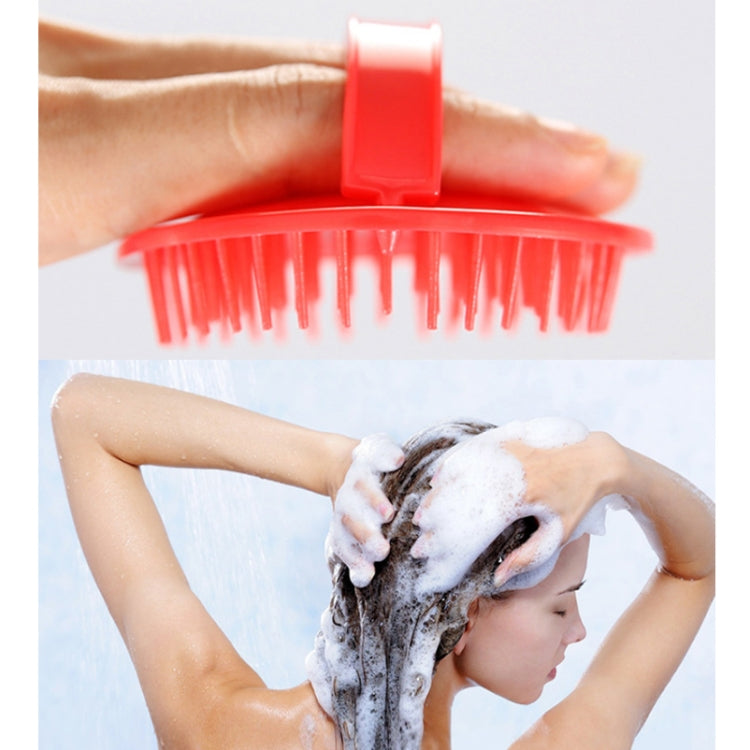 10 PCS Head Itching Massage Brush Household Scalp Cleaning Brush(Purple)