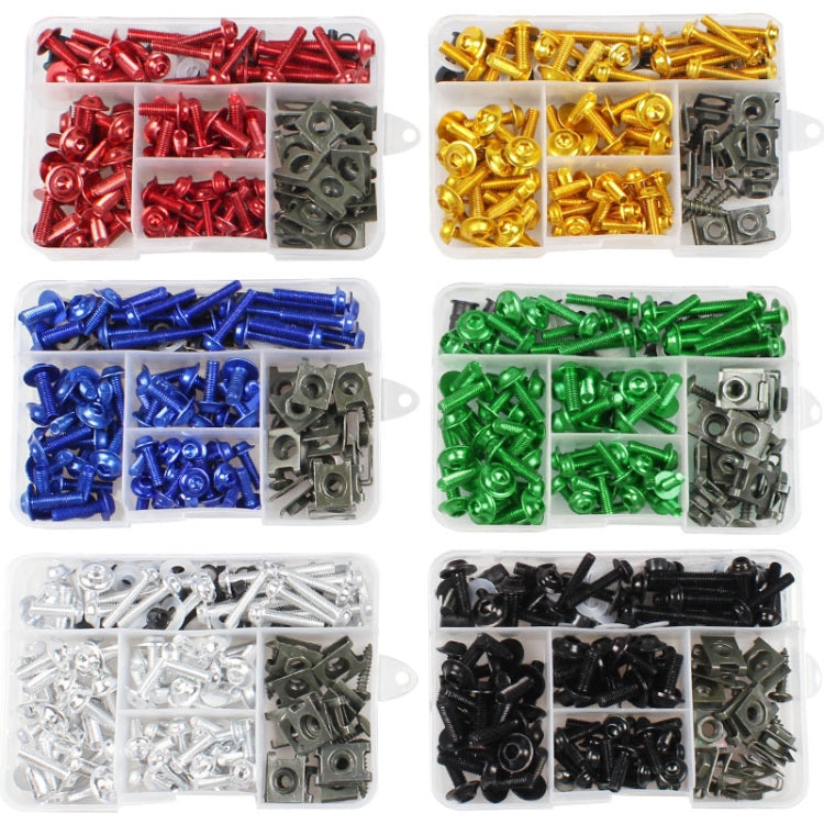 177 PCS/ Box Motorcycle Modification Accessories Windshield Cover Set Screw(Gold)