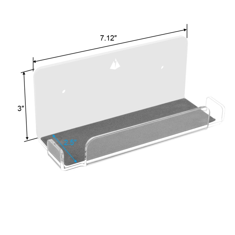 Game Console Wall Storage Bracket Game Console Accessories Storage Rack For Nintendo Switch(Black)