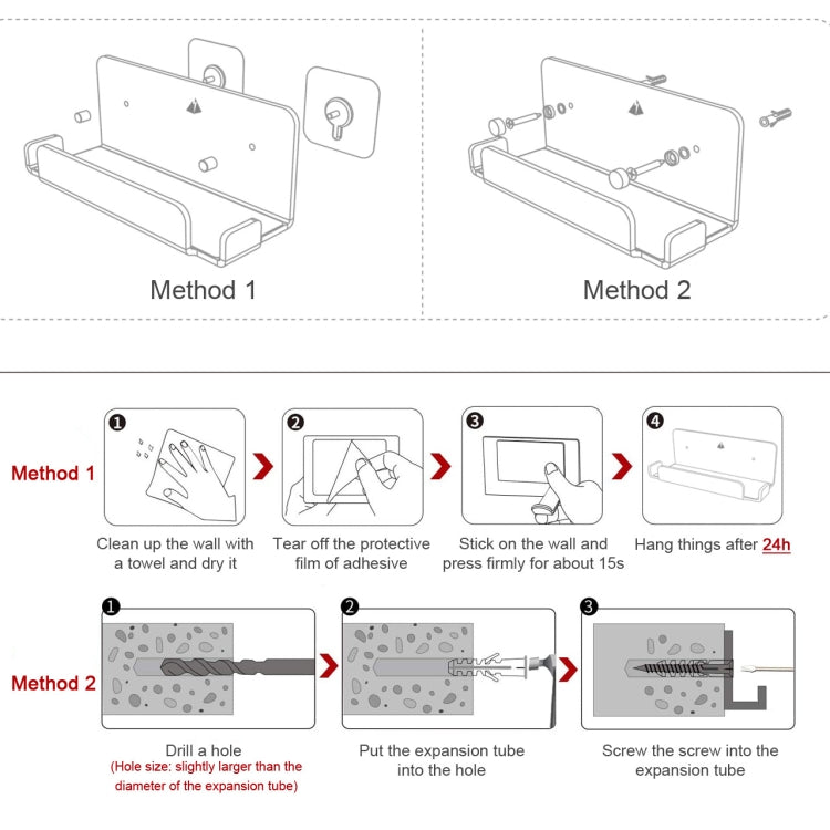 Game Console Wall Storage Bracket Game Console Accessories Storage Rack For Nintendo Switch(Black)