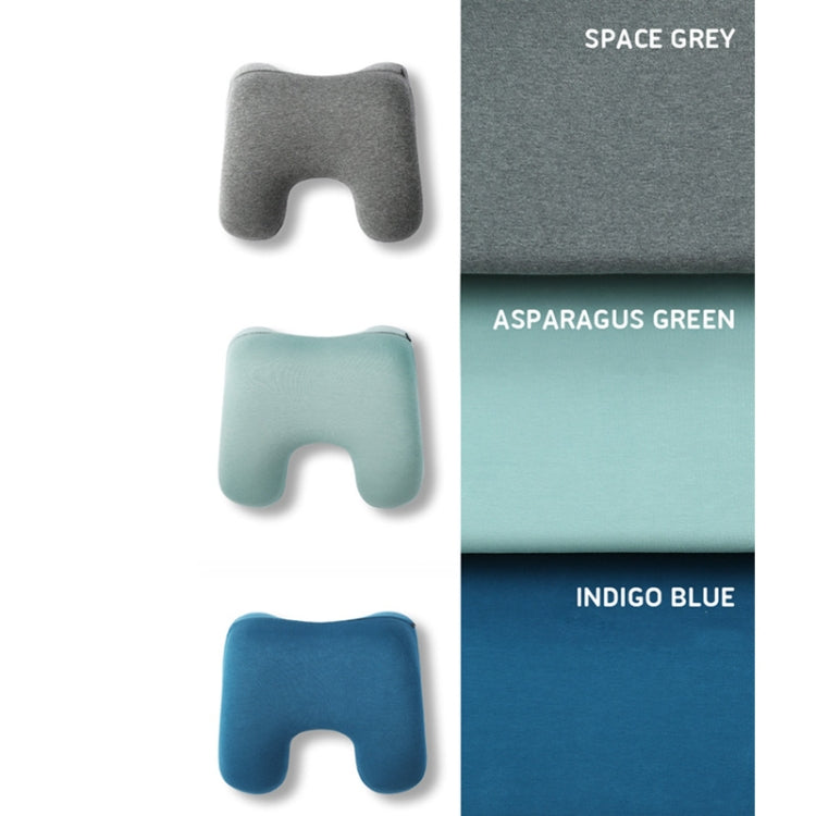 HNOS P-062 Office Nap Pillow Memory Foam Nap Pillow(Indigo Blue)