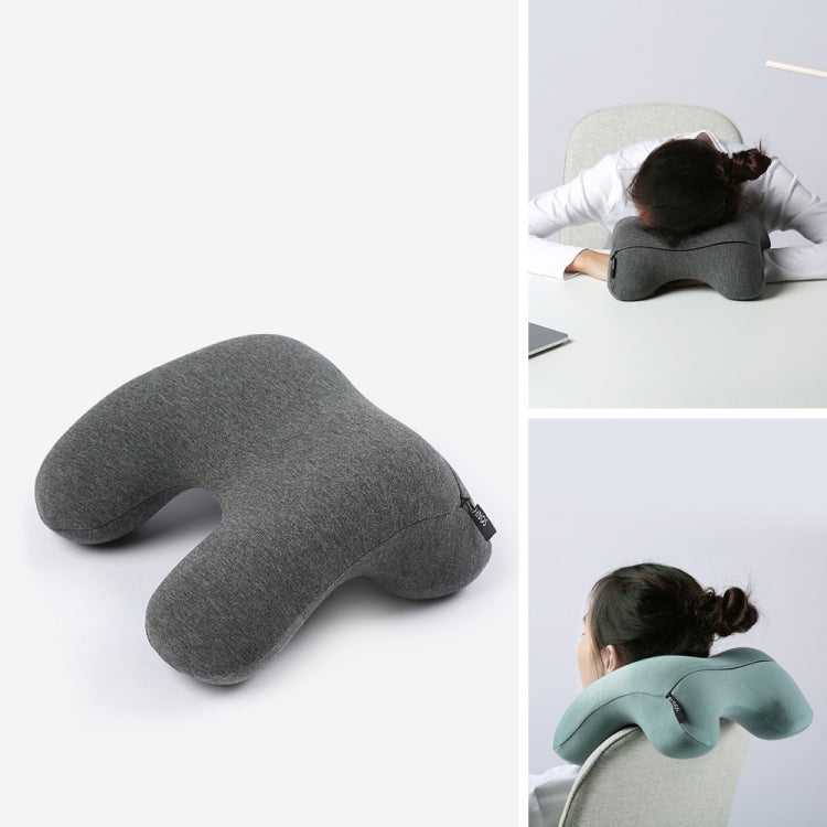HNOS P-062 Office Nap Pillow Memory Foam Nap Pillow(Indigo Blue)