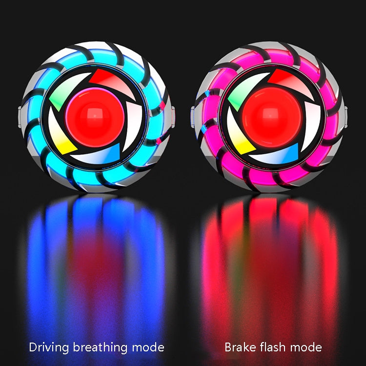 SMCP-7770 Angel Eye LED Motorcycle Light Electric Car Light Accessories Universal Taillights(Red)