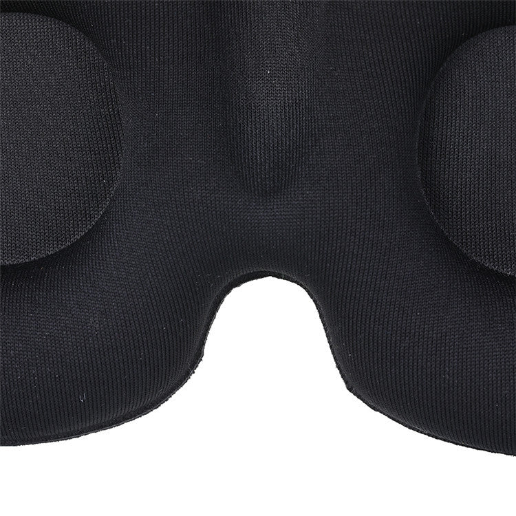3D Sleeping Eye Mask Memory Foam Men And Women Shading Eye Mask Concave Eye Mask(No Nose Wings Blue)