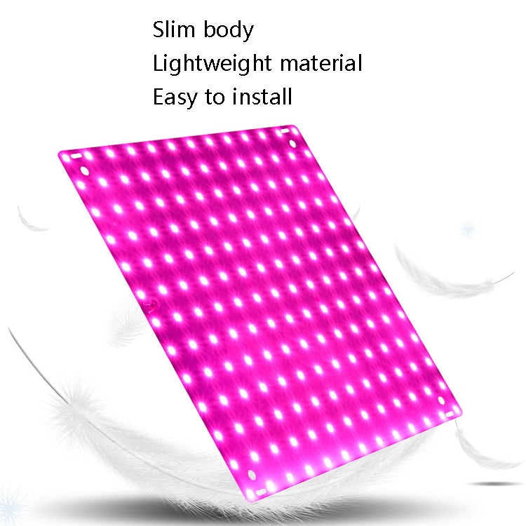 LED Plant Growth Light Indoor Quantum Board Plant Fill Light, Style: D2 25W 81 Beads AU Plug (Pink Purple)