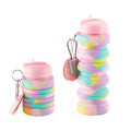 350ml Silicone Folding Water Cup Portable Outdoor Sports Water Bottle Large Capacity Retractable Travel Cup
