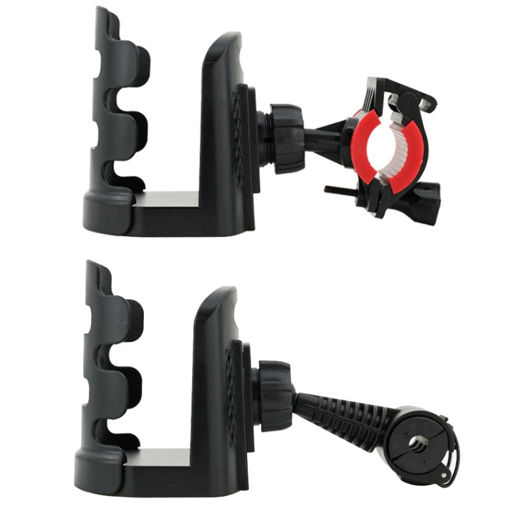 2 PCS SMCP-380 General Riding Cup Rack Motorcycle Bicycle Cup Holder(Rearview Mirror Installation)