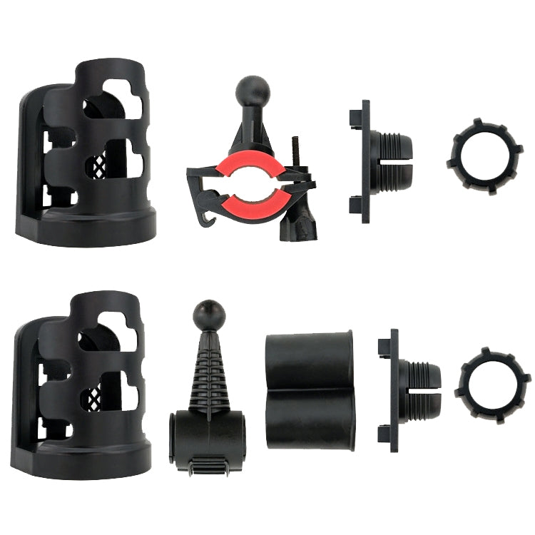 2 PCS SMCP-380 General Riding Cup Rack Motorcycle Bicycle Cup Holder(Handlebar Installation)