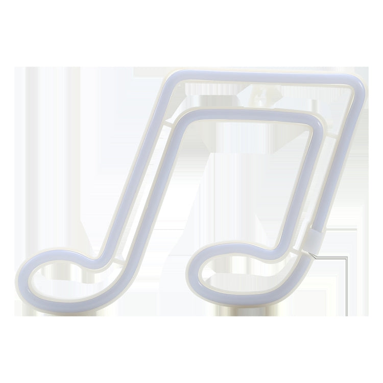 Musical Note Neon Light Modeling Lighting Room Decoration Lights(Blue Light)