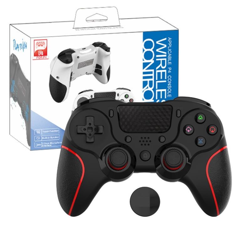 MB-P913 PC Six-Axis Somatosensory Back Key Programming Dual Vibration Bluetooth Gamepad For PS4 Pro(Blue Black)