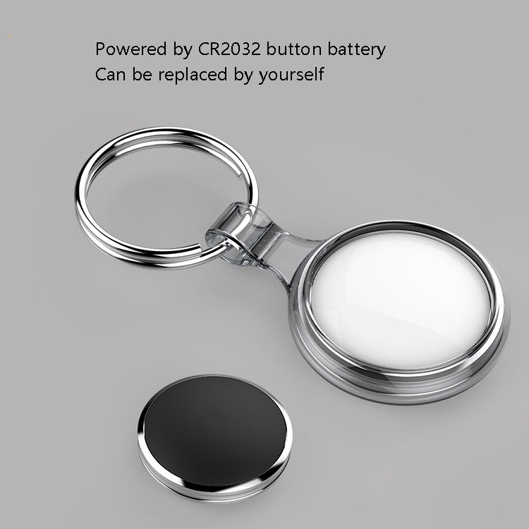 T1 Intelligent Bluetooth 5.0 Locator Bidirectional Alarm Tracker with Keychain(White)