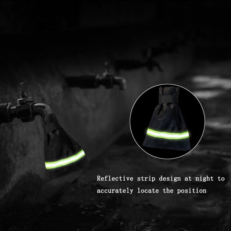 Outdoor Winter Faucet Protective Cover, Size: 17x21cm(Fluorescent Orange Reflector)