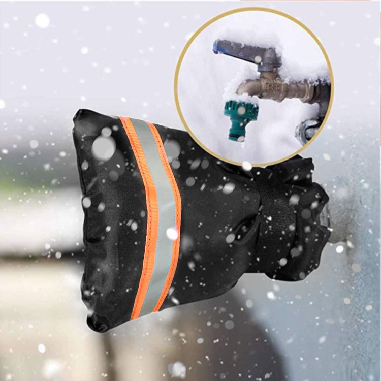 Outdoor Winter Faucet Protective Cover, Size: 17x21cm(Fluorescent Green Reflector)