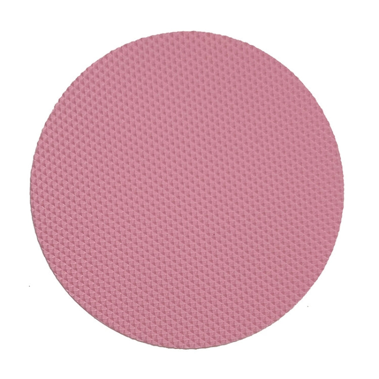 6 PCS / Pack 10cm Bathroom Steps Round PEVA Non-Slip Stickers(Pink)