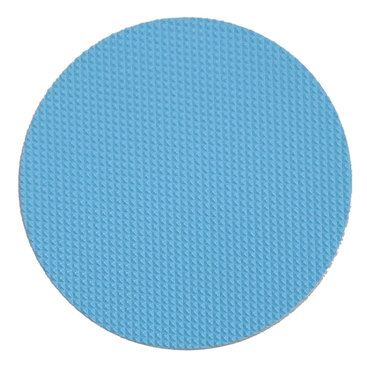 20 PCS / Pack 10cm Bathroom Steps Round PEVA Non-Slip Stickers(Blue)