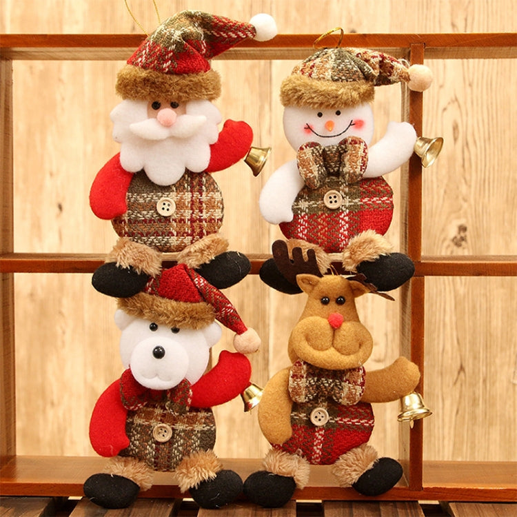 Christmas Home Decor Hanging Onaments Dolls Christmas Tree Decorations(Bear)
