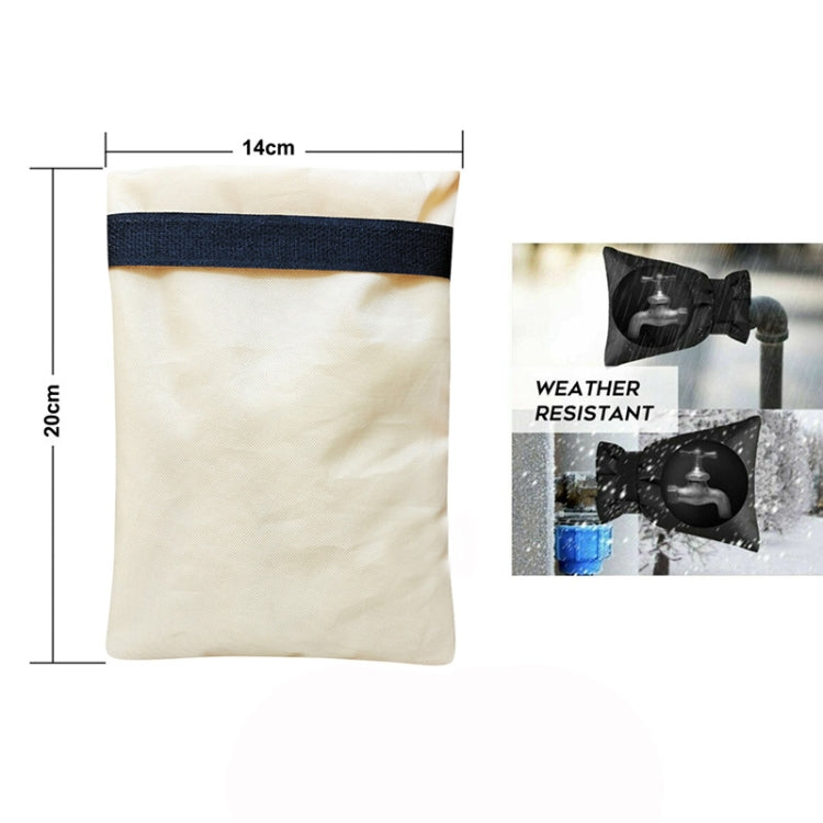 3 PCS Outdoor Winter Faucet Waterproof Oxford Cloth Antifreeze Cover, Size: 14x20cm(Green)