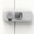 Children Anti-pinch Hand-opening Door Safety Lock(Light Gray)