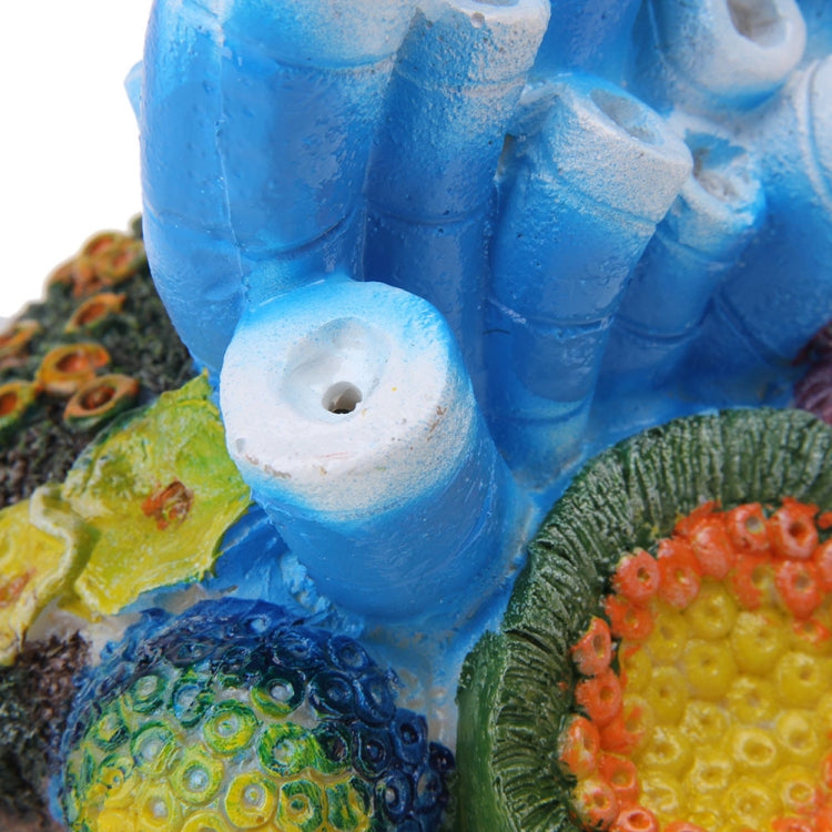 Aquarium Landscaping Oxygen-Enriching Decorative Air Stone Artificial Coral Ornaments(Alone Kaleidoscope)