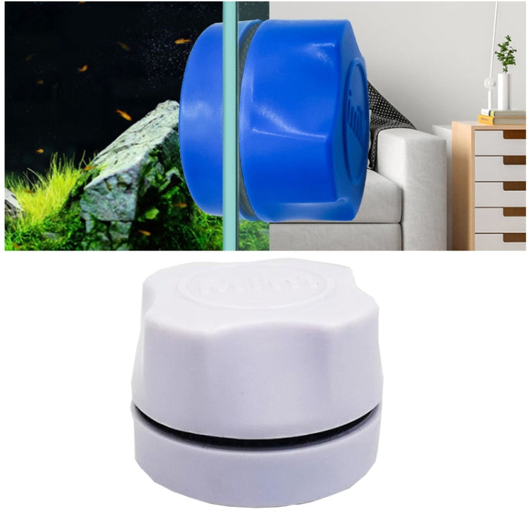 Aquarium Double-Sided Magnetic Cleaning Brush(White)