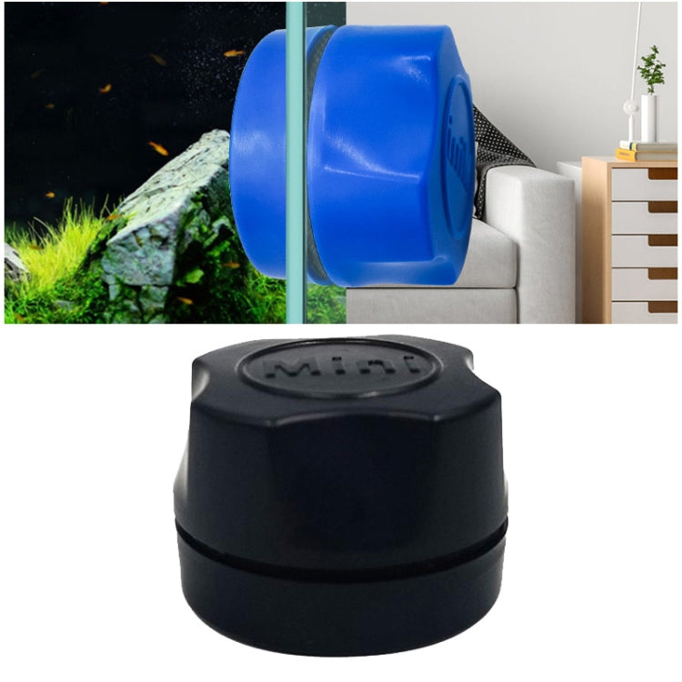 Aquarium Double-Sided Magnetic Cleaning Brush(Black)