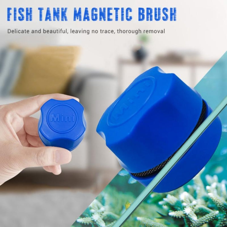 Aquarium Double-Sided Magnetic Cleaning Brush(Black)