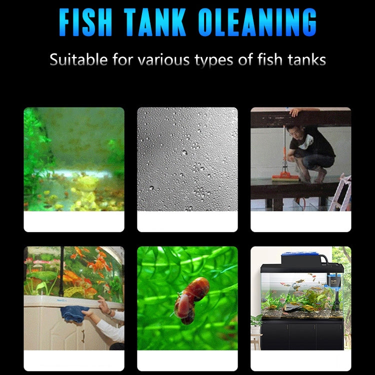 Aquarium Double-Sided Magnetic Cleaning Brush(White)