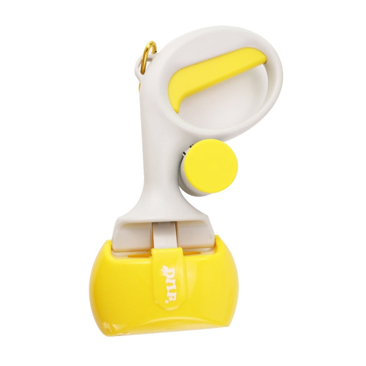 Portable Pet Toilet Picker With Garbage Bag(Yellow)