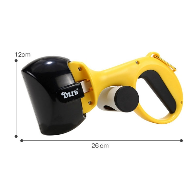 Portable Pet Toilet Picker With Garbage Bag(Yellow)