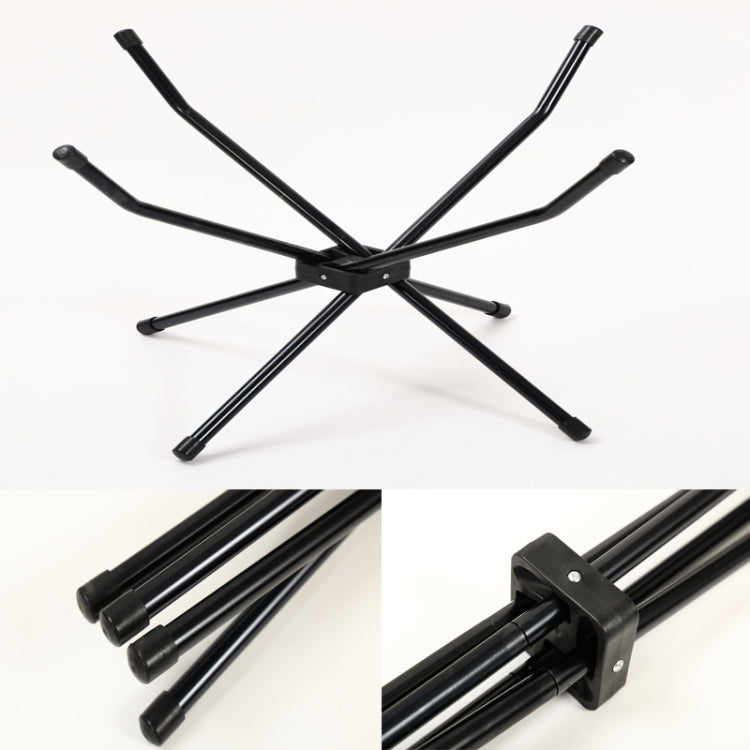 MT-FF001 Outdoor Wild Aluminum Alloy Firewood Rack Portable Folding Firewood Storage Frame(Green)