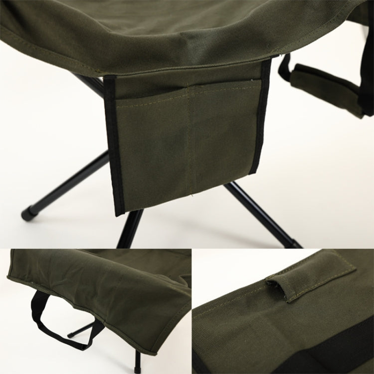 MT-FF001 Outdoor Wild Aluminum Alloy Firewood Rack Portable Folding Firewood Storage Frame(Green)