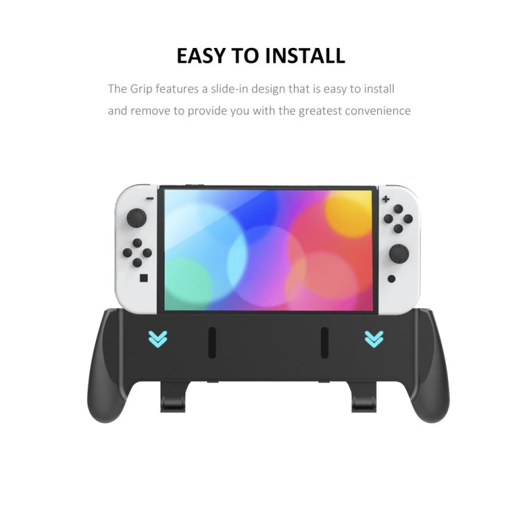 JYS NS218 Multifunctional Game Console Integrated Protective Case With Grip  For Switch OLED(Black)