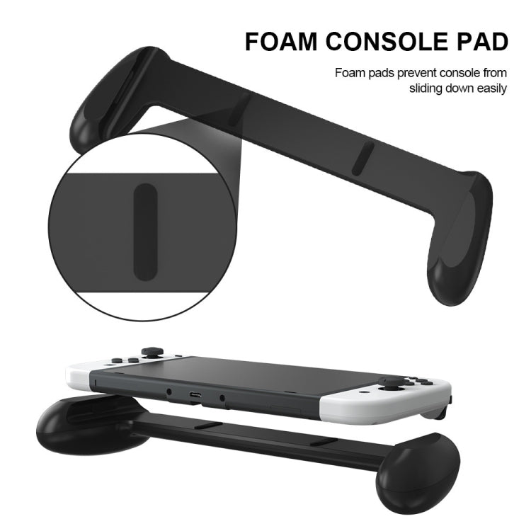 JYS NS217 Host Handle With Game Card Storage For Switch OLED(Black)