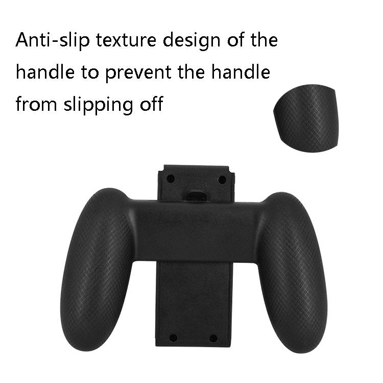 KJH NS-072 ABS Integrated Design Game Grip For Switch OLED(Black)